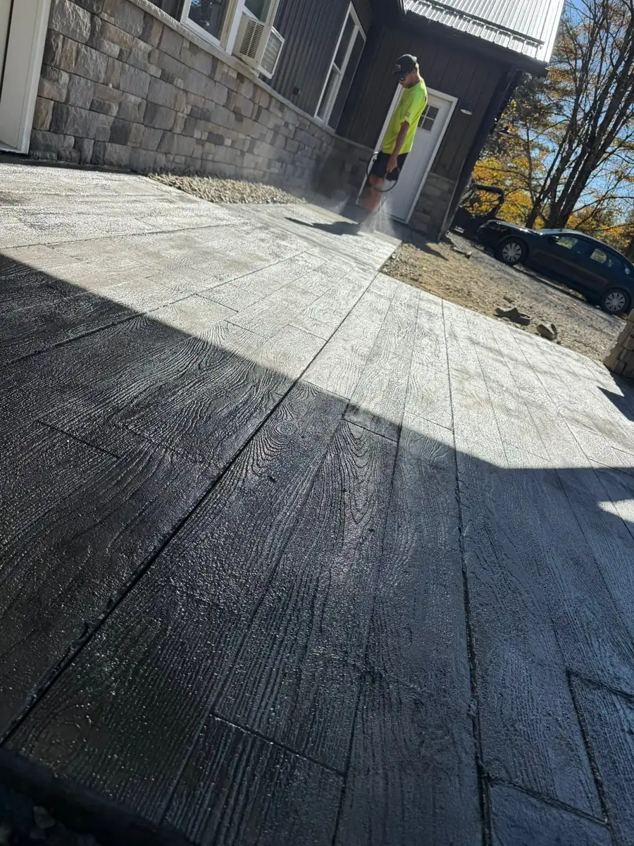Wood Plank concrete finish on a recent job